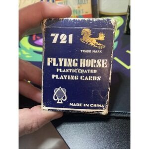 721 Flying Horse Plastic Coated Playing Cards D1